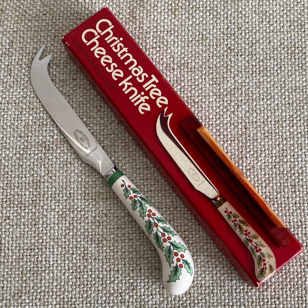 Spode Christmas Tree Cheese Knife